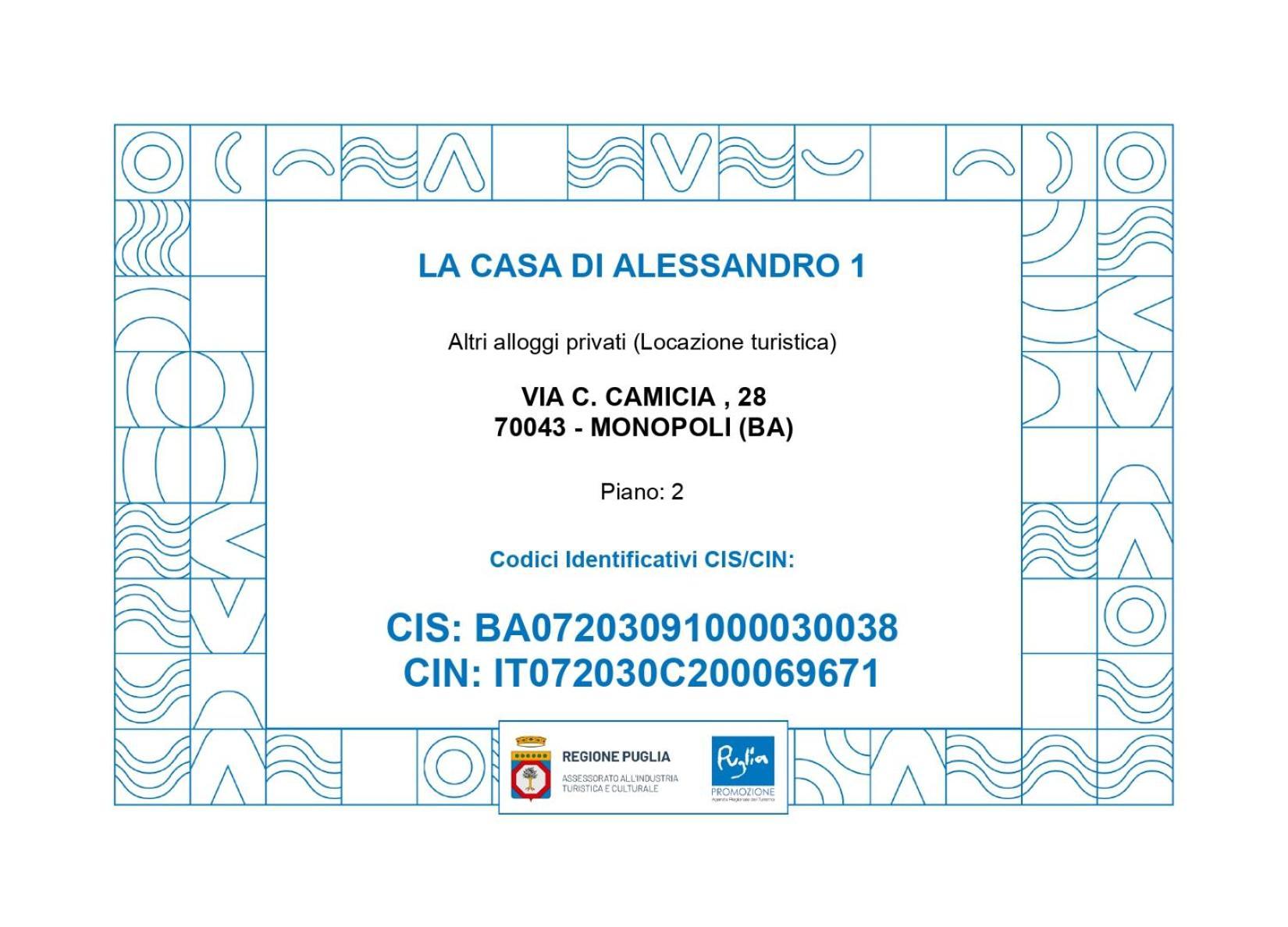 La Casa Di Alessandro Monopoli Exterior foto